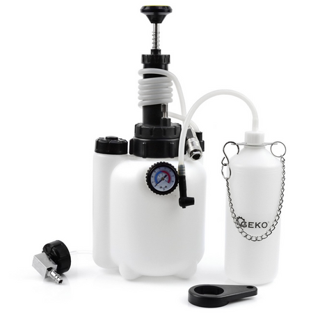 Zestaw do odpowietrzania hamulców wymiany płynu hamulcowego GEKO