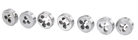 Zestaw narzynki gwintowniki kalibrowniki M3-M12 32 el GEKO