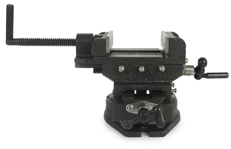 Imadło maszynowe krzyżowe dwuosiowe obrotowe 100mmMAR-POL