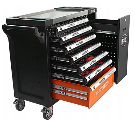 Profesjonalna Szafka Narzędziowa Wózek Warsztatowy 7 szuflad 306 el BJC