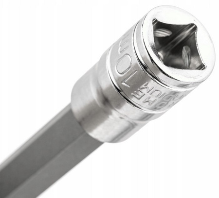 Zestaw klucze nasadki bity spline M4-M18 końcówki długie walizka 10szt FALON-TECH