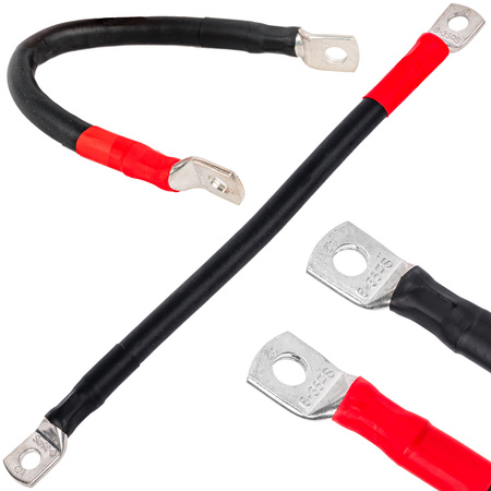 Kabel przewód do łączenia akumulatorów agm żelowe 35mm2 27cm VOLT POLSKA