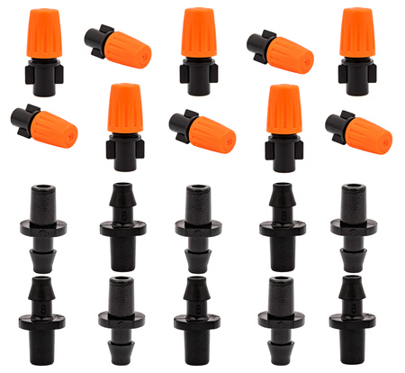 2w1 zestaw do nawadniania irygacji 96 elementów + wąż 20m TOOLES