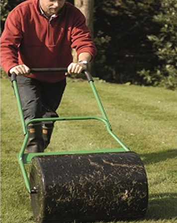 Walec ogrodowy stalowy do trawy trawnika gleby ziemi wał 50 cm GEKO