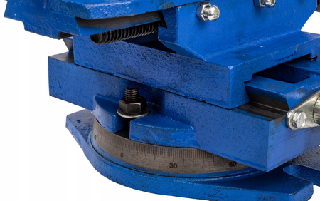 Imadło maszynowe krzyżowe dwuosiowe obrotowe 100mm FALON-TECH