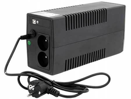 Zasilacz awaryjny UPS LCD 650Va 360W 7Ah + program VOLT POLSKA