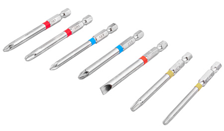 Zestaw Bitów 56 el. 1/4" - 25mm, 75mm Bity Torx Imbus MAR-POL