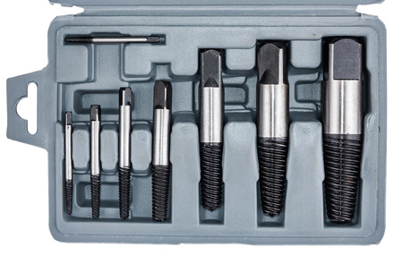 Wykrętaki do urwanych/zerwanych śrub 8 elementów SILVER