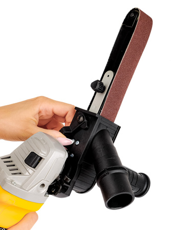 Przystawka taśmowa do szlifierki szlifowania polerowania rur pilnik spawów FALON-TECH