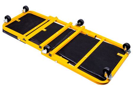 Leżanka warsztatowa składana taboret leżak 2w1 siedzisko stołek 150kg JCB