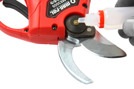 Sekator akumulatorowy kowadełkowy nożyce ogrodowe elektryczne 2x aku MAR-POL