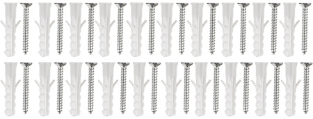 Uchwyt hak organizer na ścianę narzędzia domowe ogrodowe miotłę mopa 10 szt FALON-TECH