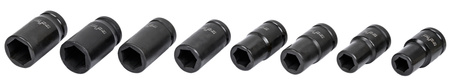 Zestaw nasadki udarowe nasadowe do klucz pneumatyczny 3/4" 17-32 mm 8 el FALON-TECH