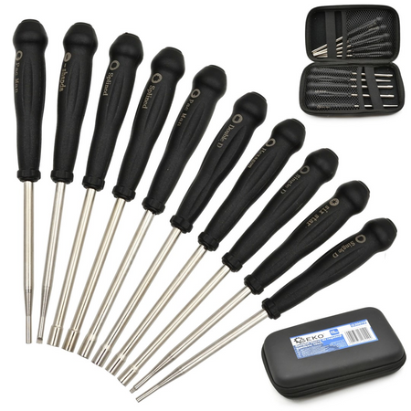 Klucze do regulacji gaźników wkrętaki (zestaw 10 szt) GEKO