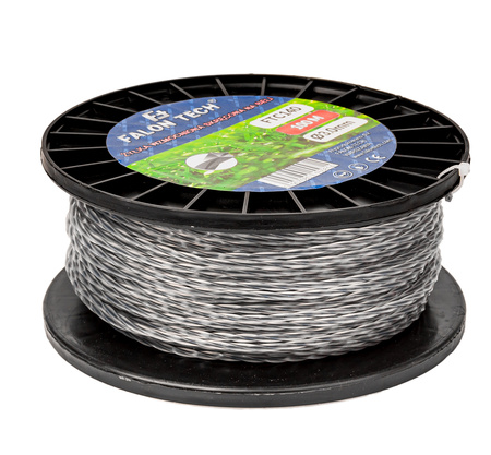 Żyłka do głowicy kosy podkaszarki spalinowej ze zbrojonym drutem 100m 3mm