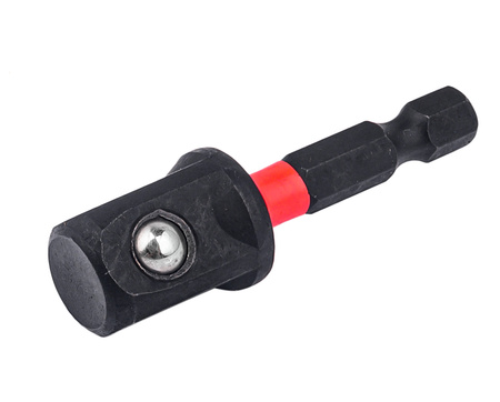 Redukcja przejściówka udarowa adapter udar 1/4" hex na 1/2" kwadrat 50mm FALON-TECH