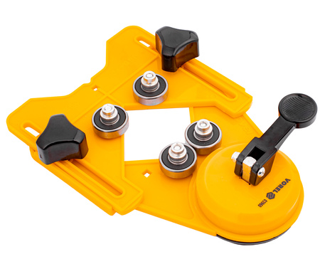 Prowadnica przyssawka przymiar szablon do otwornic wiertła glazury YATO