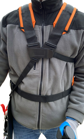 Solidne szelki do kosy spalinowej kosiarki wykaszarki pasy nośne uprząż DEMON