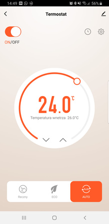 Termostat pokojowy FLOOR HT-08 WiFi regulator ogrzewania podłogowego VOLT POLSKA