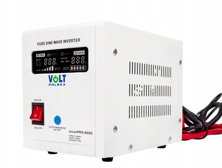 Zestaw awaryjne zasilanie przetwornica UPS SINUSPRO - 800E 12V + Akumulator 100Ah