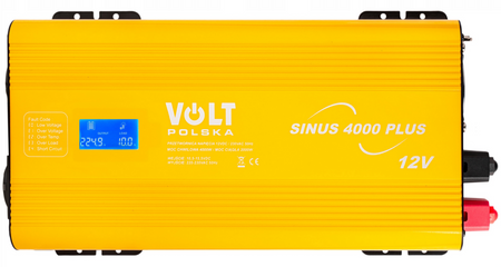 Przetwornica napięcia prądu SINUS 4000 PLUS (12V/230V 2000/4000W) VOLT POLSKA