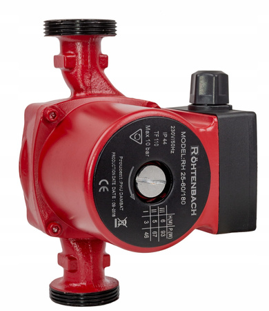 Pompa cyrkulacyjna obiegowa do pieca C.O. ROHTENEBACH 25-60/180 IBO