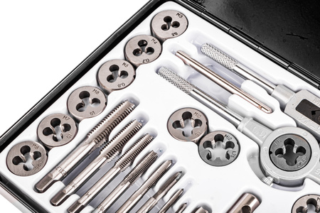 Zestaw narzynki gwintowniki kalibrowniki 40 sztuk ROCKFORCE