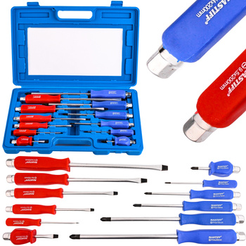 Zestaw śrubokrętów wkrętaków do pobijania 12 szt PH2 SILVER