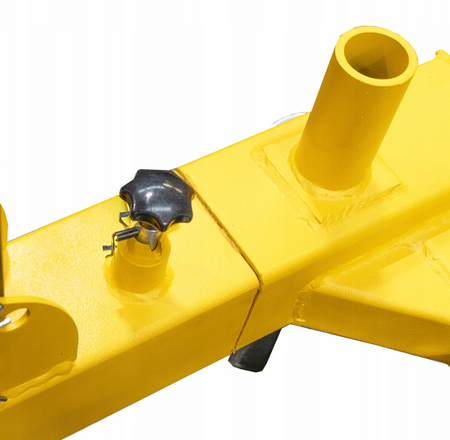 Wózek hydrauliczny do demontażu transportu dużych kół opon tir ciągnik JCB