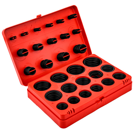 Oringi gumki uszczelki gumowe olejoodporne 386 sztuk ROCKFORCE