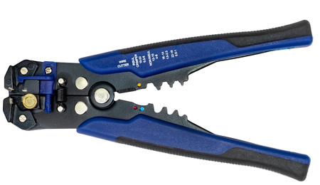 Wielofunkcyjny ściągacz izolacji przewodów kabli 0.2-6mm zaciskarka +260 el FALON-TECH