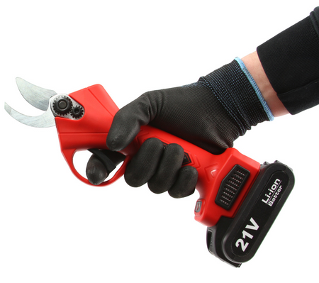 Sekator akumulatorowy kowadełkowy nożyce ogrodowe elektryczne 2x aku MAR-POL