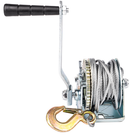 Wyciągarka wciągarka ręczna korbowa linowa 1000 LBS 450kg GEKO