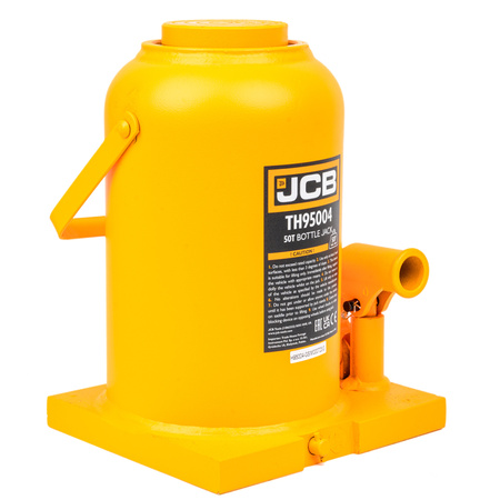 Podnośnik hydrauliczny słupkowy butelkowy maszynowy mocny lewarek 50 T JCB