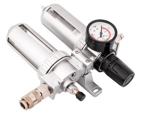 Odwadniacz filtr powietrza reduktor naolejacz do sprężarki kompresora 1/2" GEKO