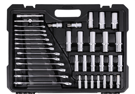 Zestaw narzędziowy klucze nasadowe oczkowe płaskie torx nasadki 218el JCB