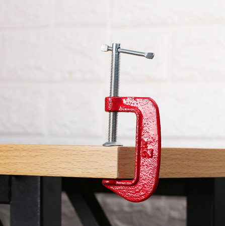 Ścisk zacisk stolarski śrubowy modelarski 2" 50 mm BEAST