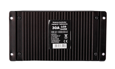 Regulator napięcia paneli ładowania solarnych PWM 12V/24V 30A LCD VOLT POLSKA