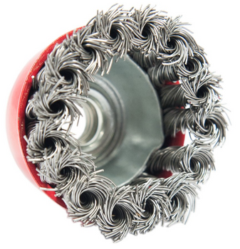 Szczotka druciana 65mm drut skręcany M14 65 mm FALON-TECH