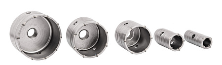 Frezy do muru otwornice z widią do betonu zestaw 9el otwornice 30-100 mm Adaptery SDS+ SDS MAX FALON-TECH