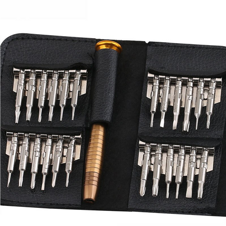 Zestaw precyzyjnych śrubokrętów GSM TEL TORX 25w1 Falon-Tech