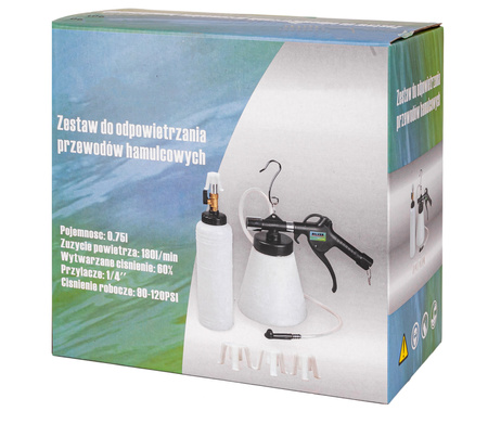 Zestaw do odpowietrzania układu hamulcowego i wymiany płynu FALON-TECH