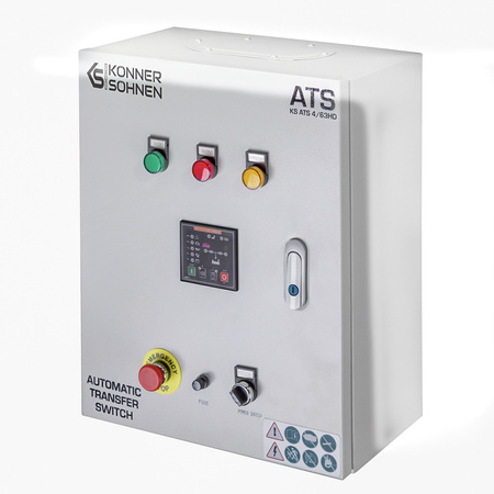 Agregat prądu diesel Könner&Söhnen KS 9300DE-1/3 ATSR + generator inwertorowy AVR 3,5 kW Marpol M82482