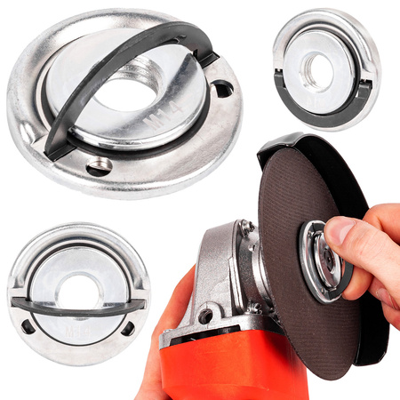 Nakrętka szybkozaciskowa do szlifierki kątowej M14 SDS Klik z uchwytem FALON-TECH