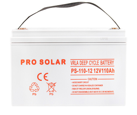 Akumulator AGM 12V 110Ah Deep Cycle + wyświetlacz LCD VOLT POLSKA