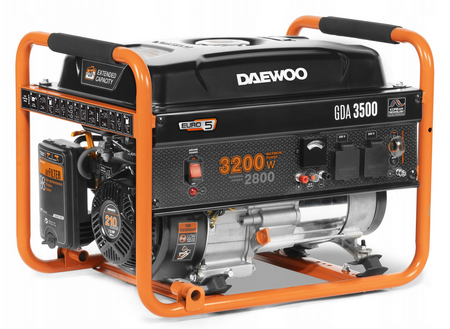 Agregat prądotwórczy generator prądu 230V GDA3500 7,5KM AVR DAEWOO