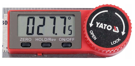 Kątomierz elektroniczny cyfrowy 200 mm 360st YT-71003 YATO