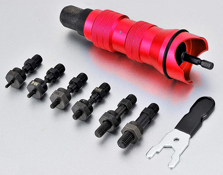 Nitownica adapter na wkrętarkę do nitonakrętek M3-M10 wkrętaki zakrętarka FALON-TECH