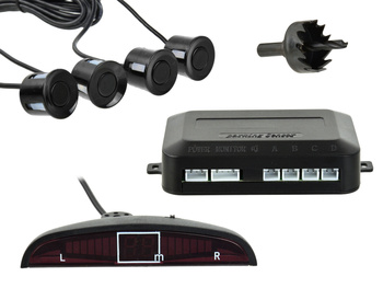 Czujniki parkowania/cofania LCD 4 sensory parktronic GEKO