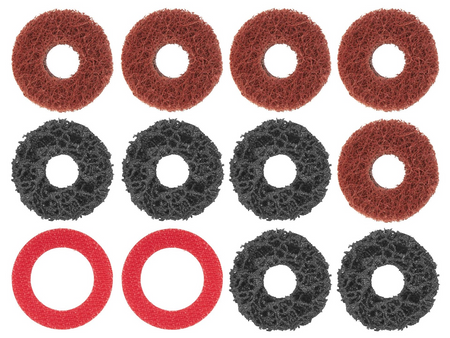 Zestaw ściernic do czyszczenia piast i szpilek 14 elementów GEKO